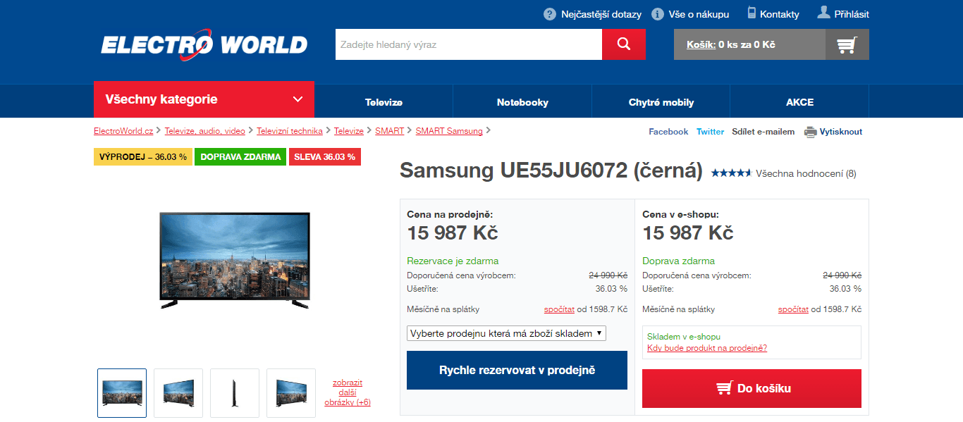 Ultra HD - 4K, Smart TV, 138 cm, Samsung