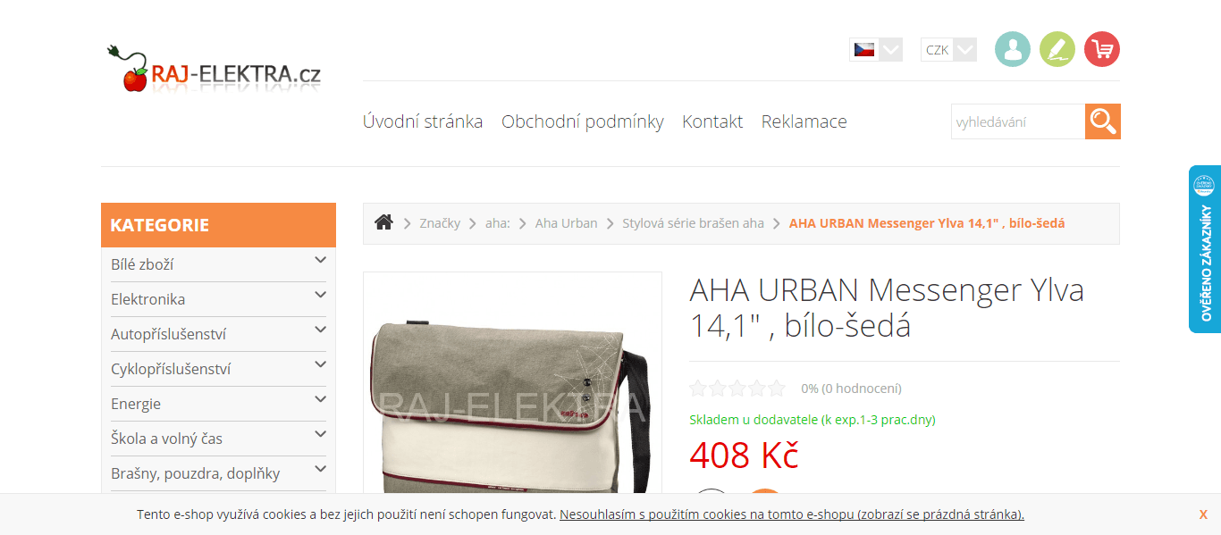 Brašna na notebook 14,1" HAMA