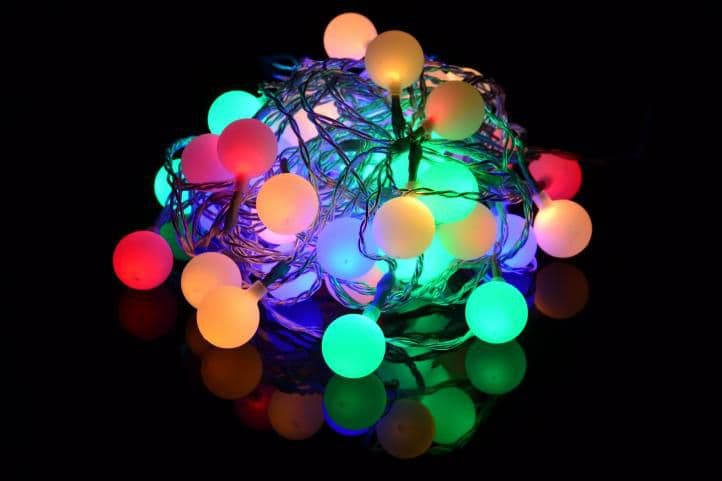 Zahradní párty osvětlení - 50 LED pastelové barvy