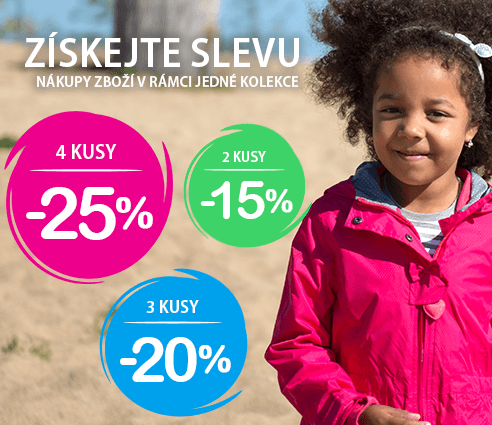 Sleva až 25% na váš nákup dětského oblečení