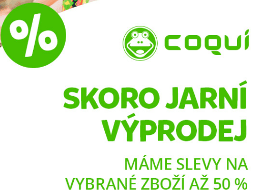 Coqui - slevy až 60% 