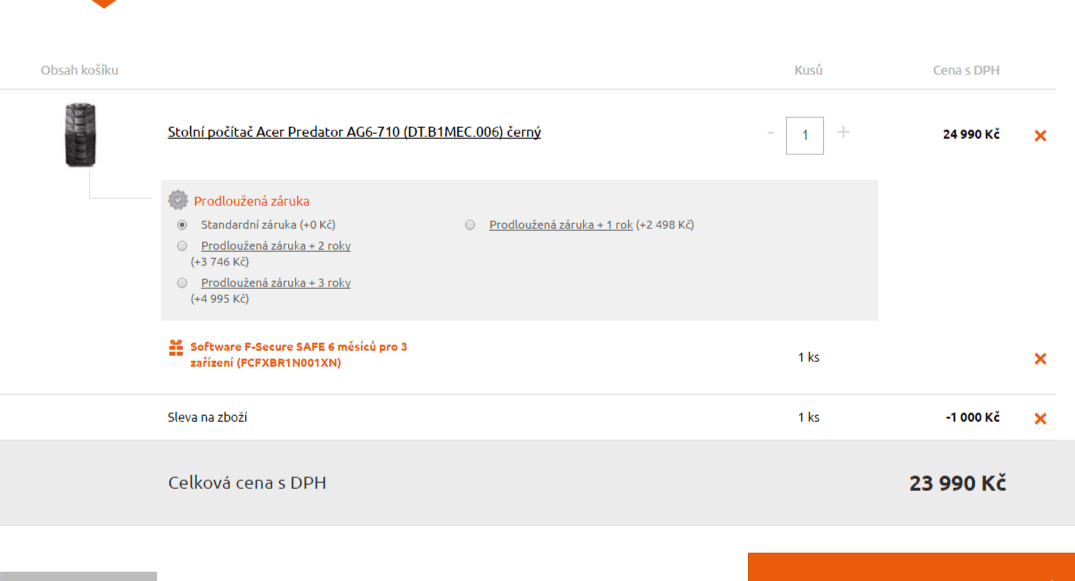 PC Acer, 3,9GHz, 16GB RAM, 4GB NVIDIA