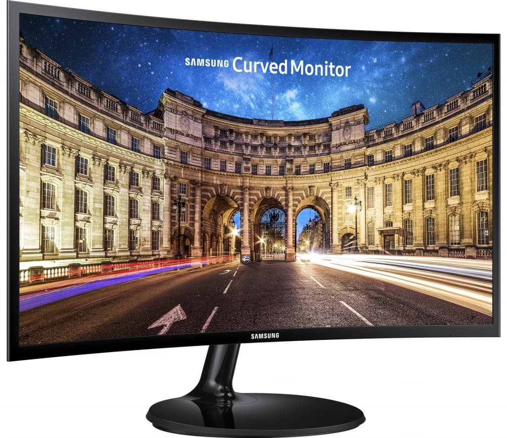 Prohnutý PC monitor Samsung, 24", full HD