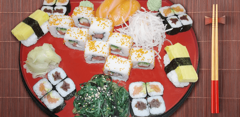 28 kousků čerstvého sushi