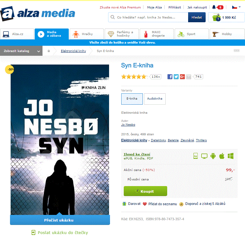 Syn - Jo Nesbo (e-kniha)