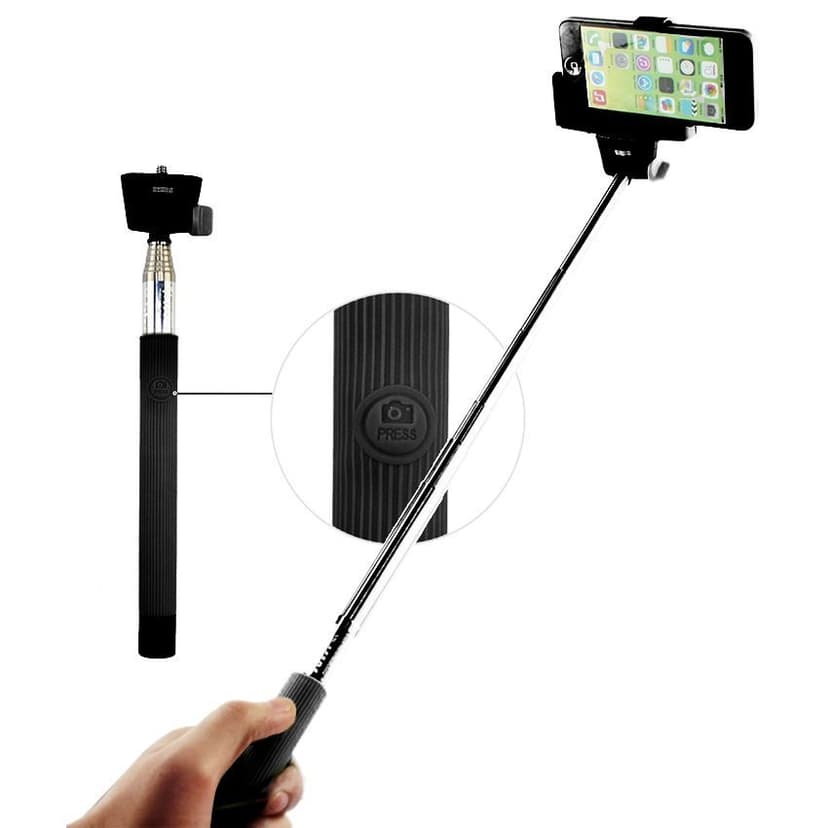 Teleskopický selfie držák C-TECH, Bluetooth