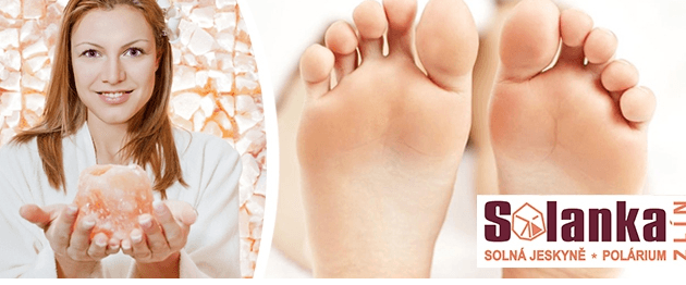1x vstup do solné jeskyně + detoxikace ve vaničce