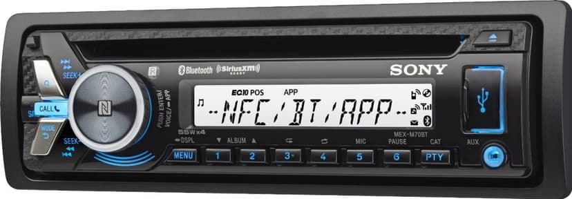 Autorádio Sony, BT. NFC, CD, ovládání hlasem