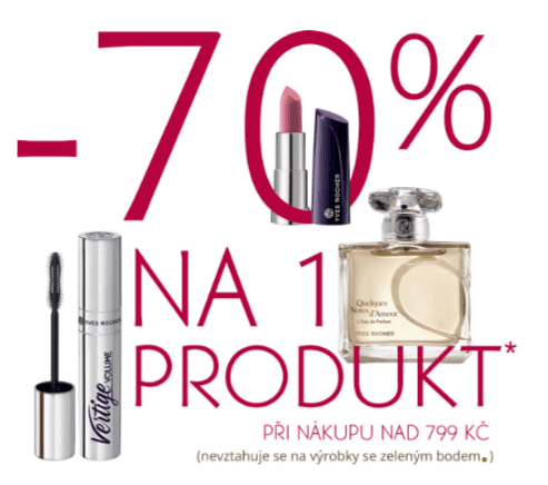 Sleva 70% na jeden produkt