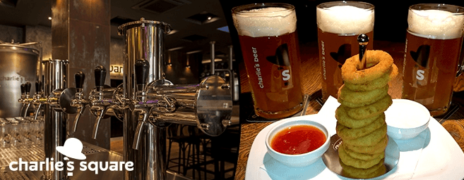 200 g cibulových kroužků + 3x 0,5 l piva Charlies 