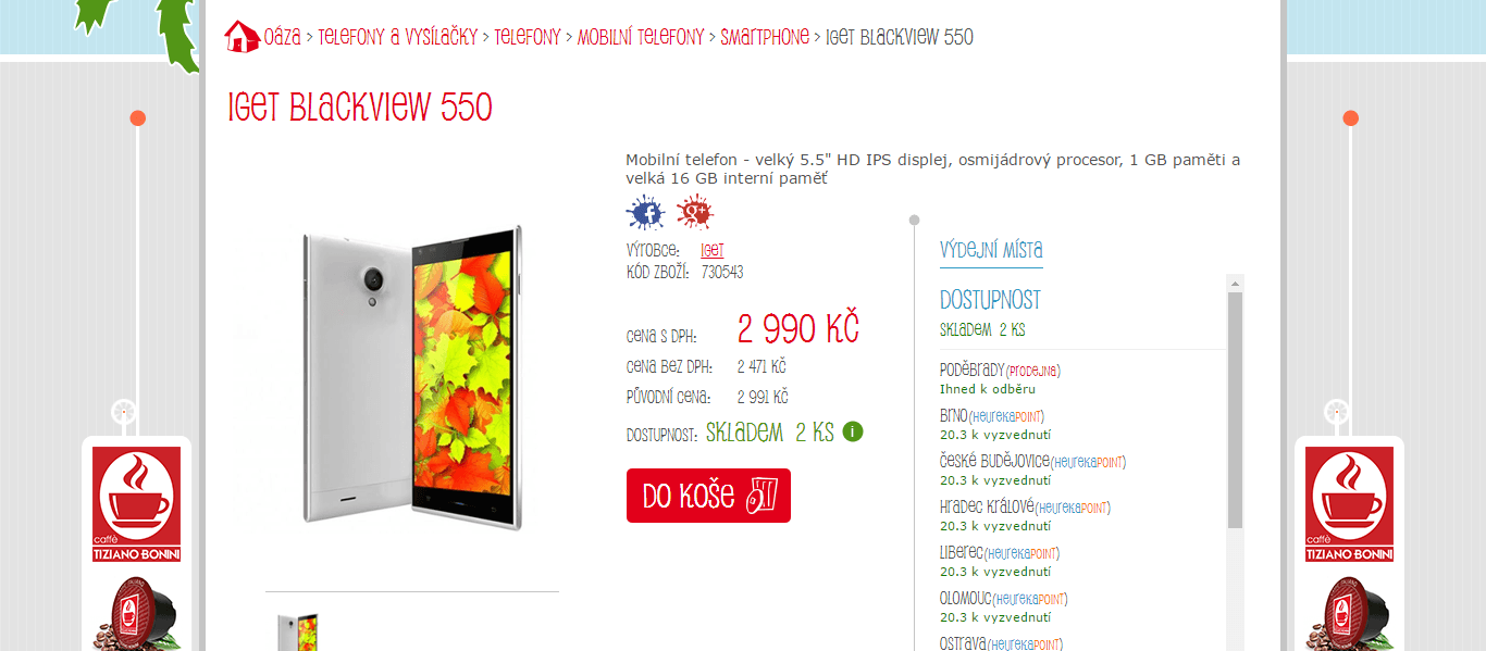 iGet, 8x 1,7GHz, 1GB RAM, 5,5"