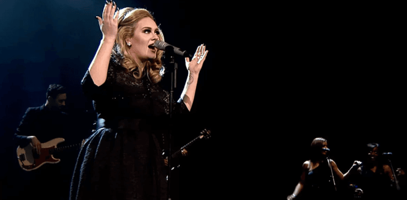 2 vstupenky na záznam koncertu zpěvačky Adele