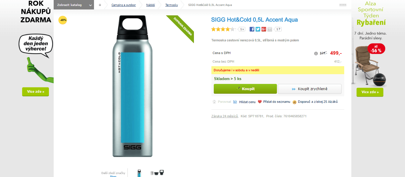 Termo láhev SIGG Hot & Cold One 0,5 l.