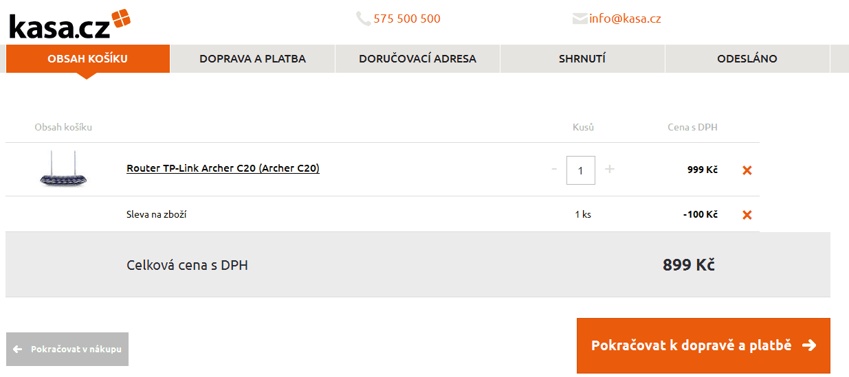 Extra sleva na vybrané produkty