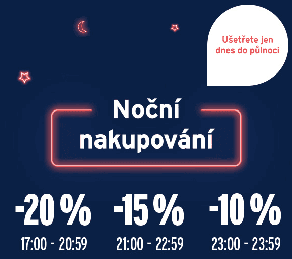 Tchibo noční nákupy se slevou až 20%