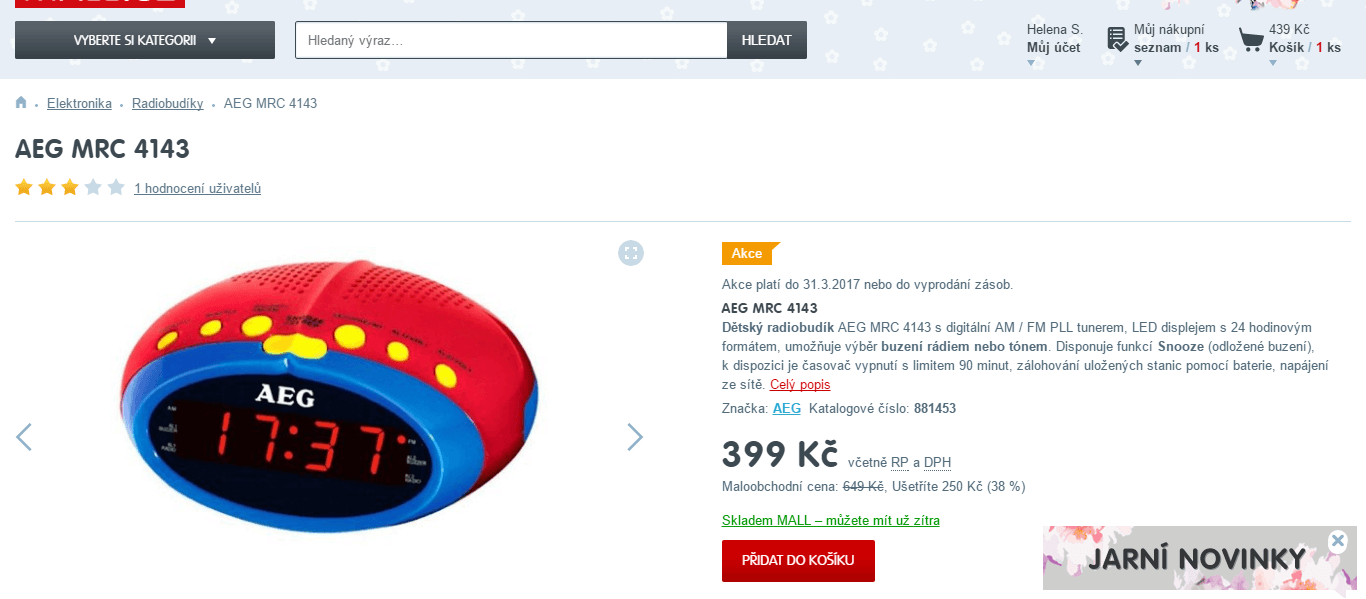 Rádiobudík pro děti ECG