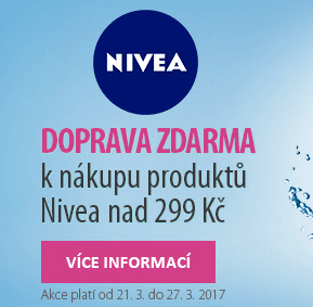 Doprava zdarma k nákupu Nivea za 299