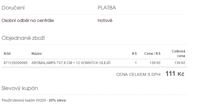 Aromalampa + 12 vonných olejů