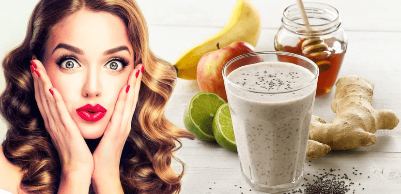 2 mléčné detox koktejly s chia semínky