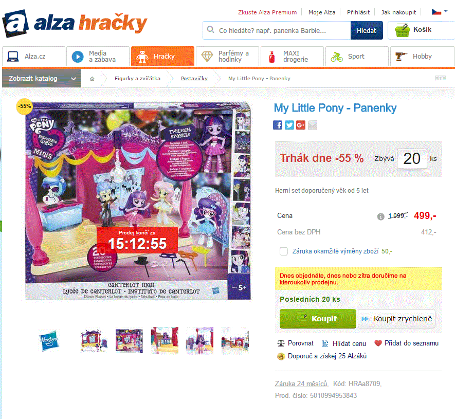 My Little Pony Malé panenky set