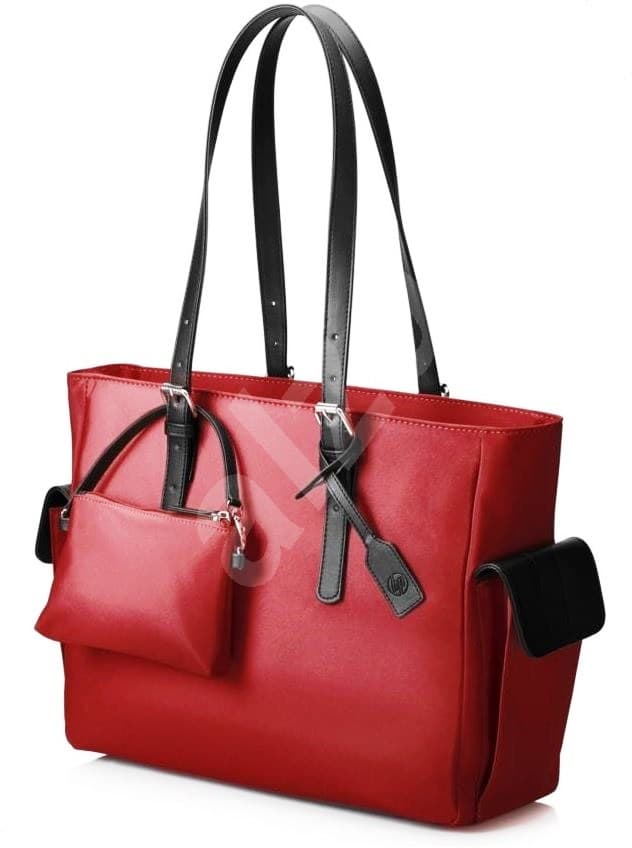 Dámské kabelky HP, Tote - červená + béžová