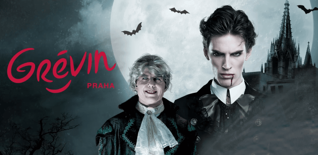 Halloweenský vstup do muzea Grévin a Drákulova hra