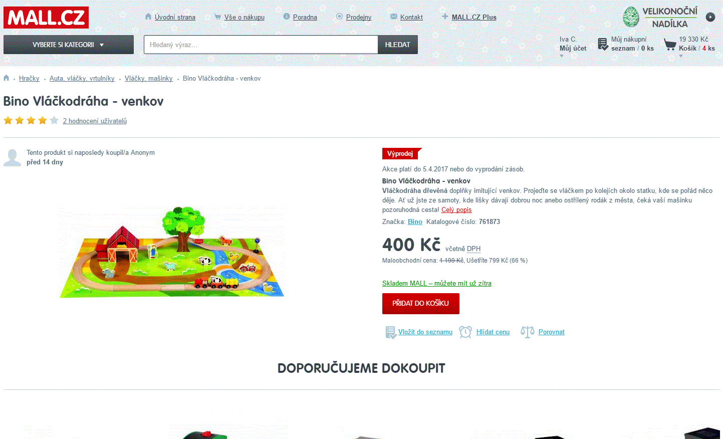 Vláčkodráha - venkov Bino