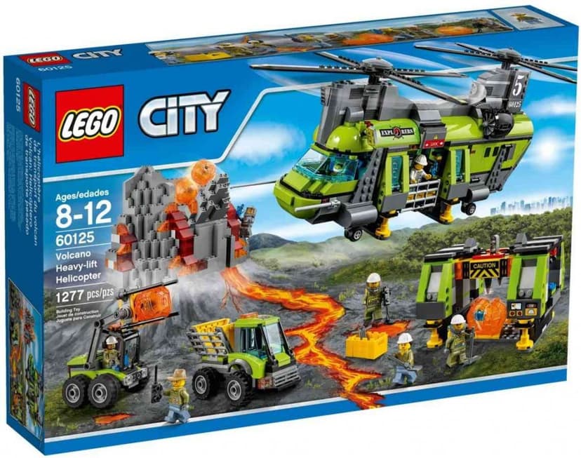  Lego CITY Sopečná nákladní helikoptéra 
