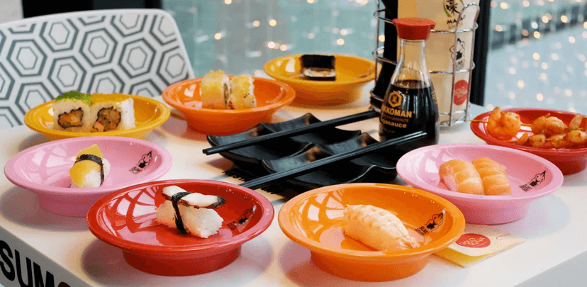 Running sushi pro 1 osobu na 2 hod