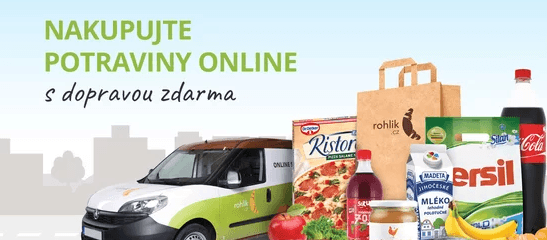 300 Kč na nákup v supermarketu Rohlik.cz