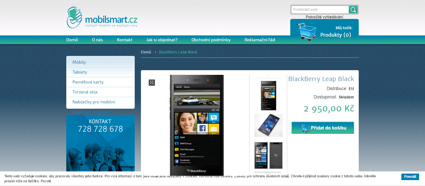 BlackBerry Leap, 2x 1,5GHz, 2GB RAM, 5", LTE