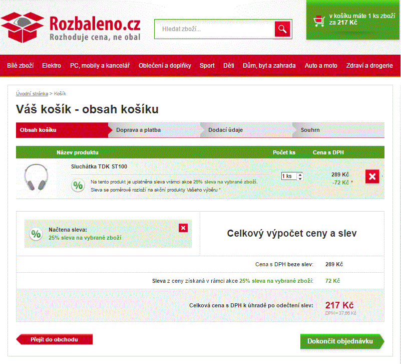 Sluchátka TDK ST100