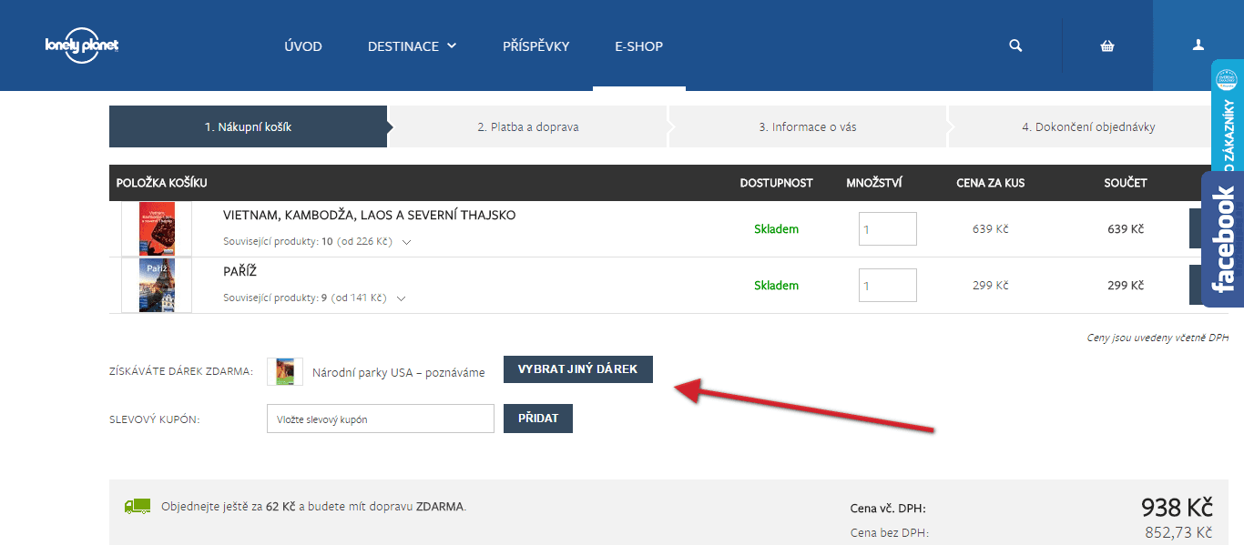 Lonely Planet zdarma k vašemu nákupu