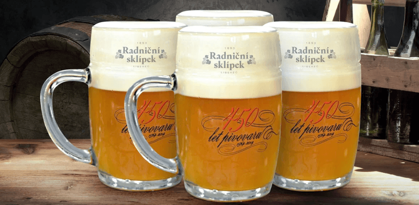 Čtyři orosená piva Svijany 450