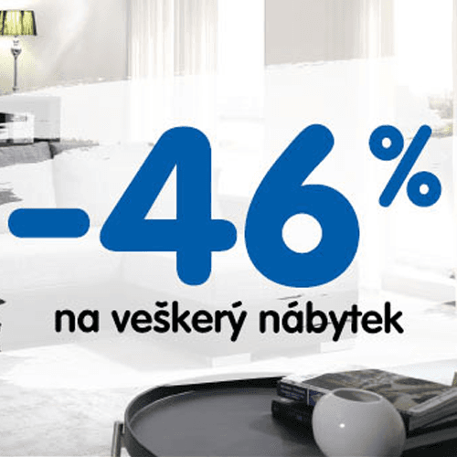 Okay sleva 46% na nábytek