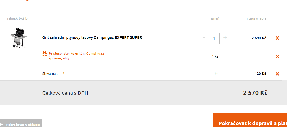 Plynový lávový gril Campingaz Expert Super