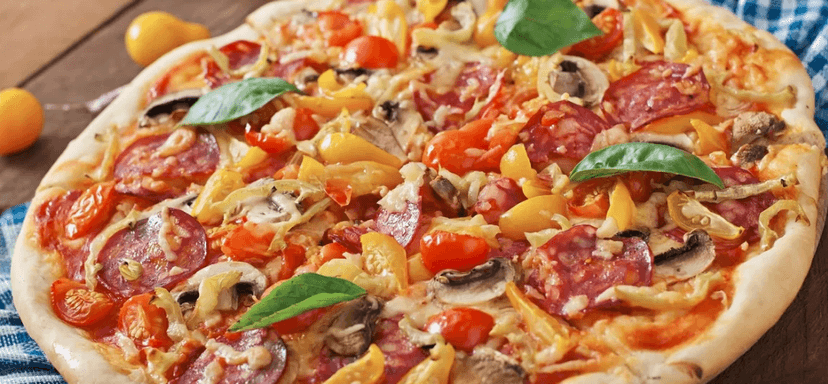 Dvě delikátně křupavé pizzy s sebou