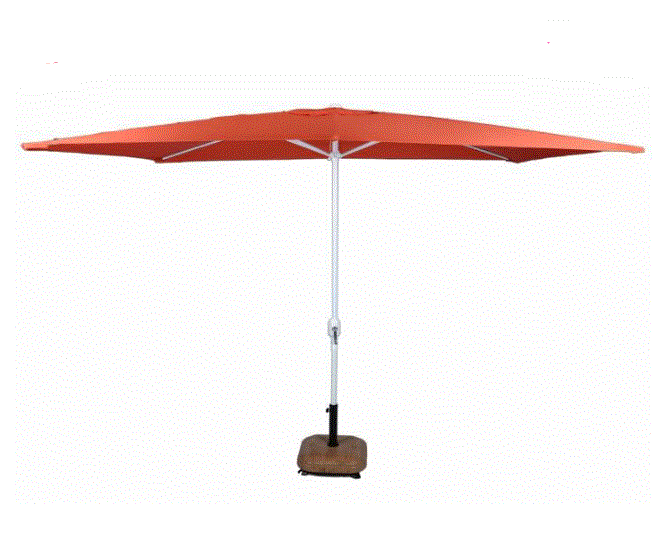 Slunečník obdélníkový 2x3 m - terakota