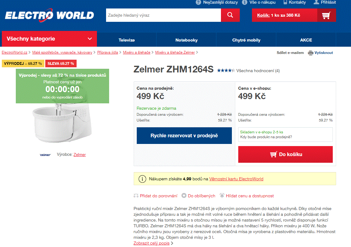 Kuchyňský robot Zelmer 