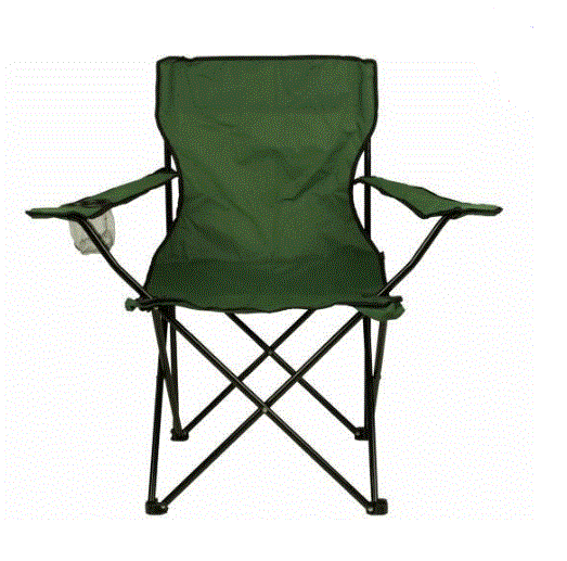 Skládací kempingová židle zelená