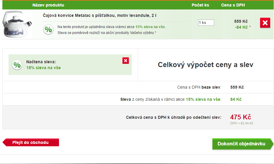 Konvice na čaj, 2 litry, Provance