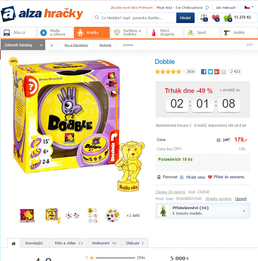 Dobble společenská hra