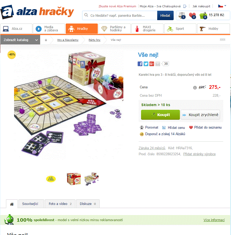 Vše nej! Karetní hra