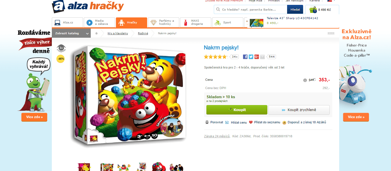 Hra Asmodee Nakrm Pejsky! 