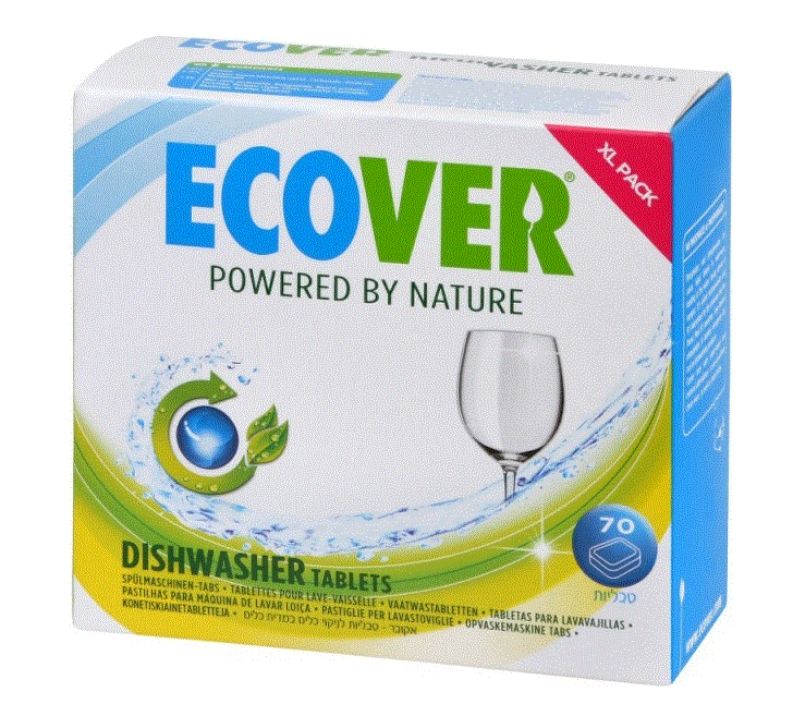 Ecover tablety do myčky 70 ks, 1,4 kg