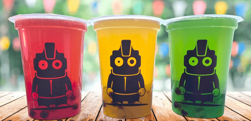 Bubble Tea v kelímku s extra porcí želé