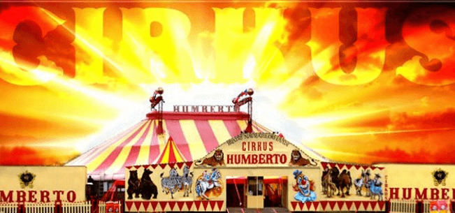 2 vstupenky do cirkusu HUMBERTO