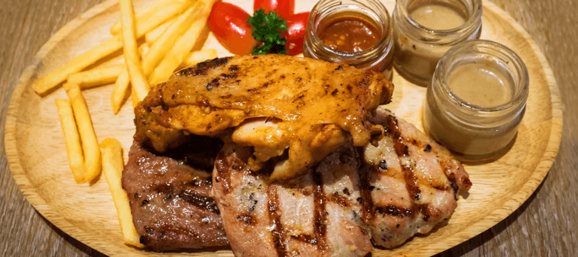 Tři druhy šťavnatých steaků rovnou z grilu pro dva