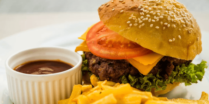 Americké burger menu
