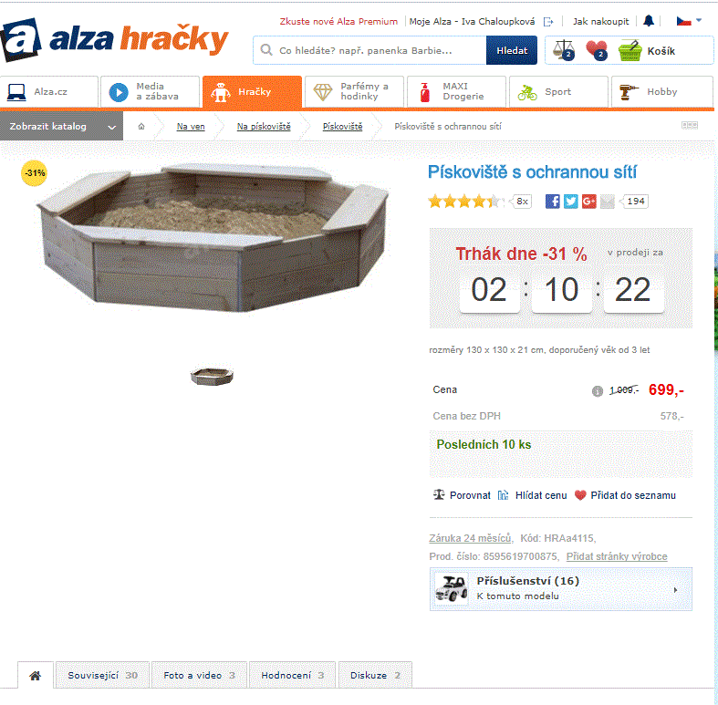 Dřevěné pískoviště s ochrannou sítí